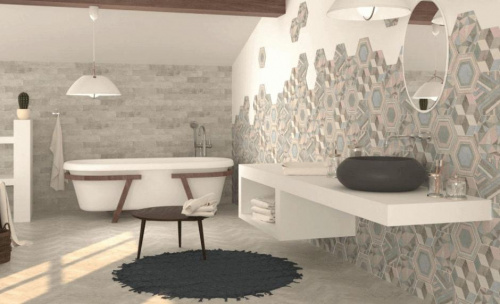 Керамогранит Dune Portland Hexagon Deco напольная 25х21,5